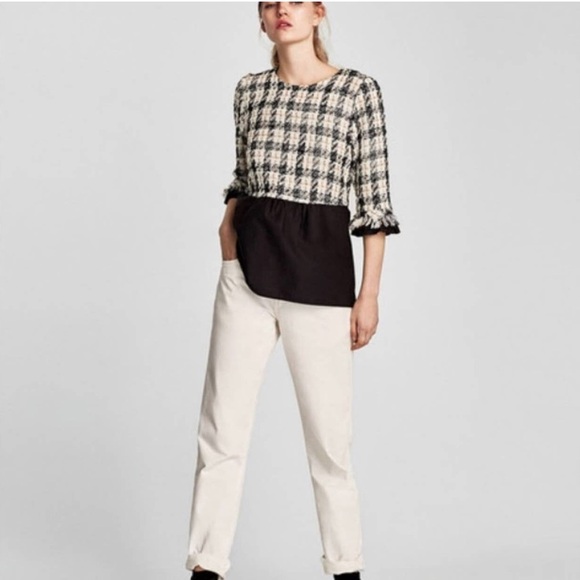 COPY - Zara Tweed Top - Picture 2 of 6